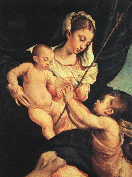 Madonna and Child with St. John the Baptist