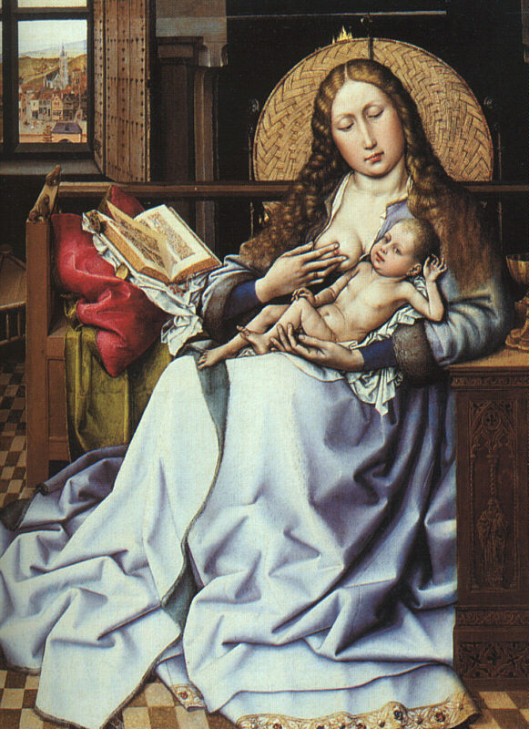 The Virgin & Child before a Firescreen