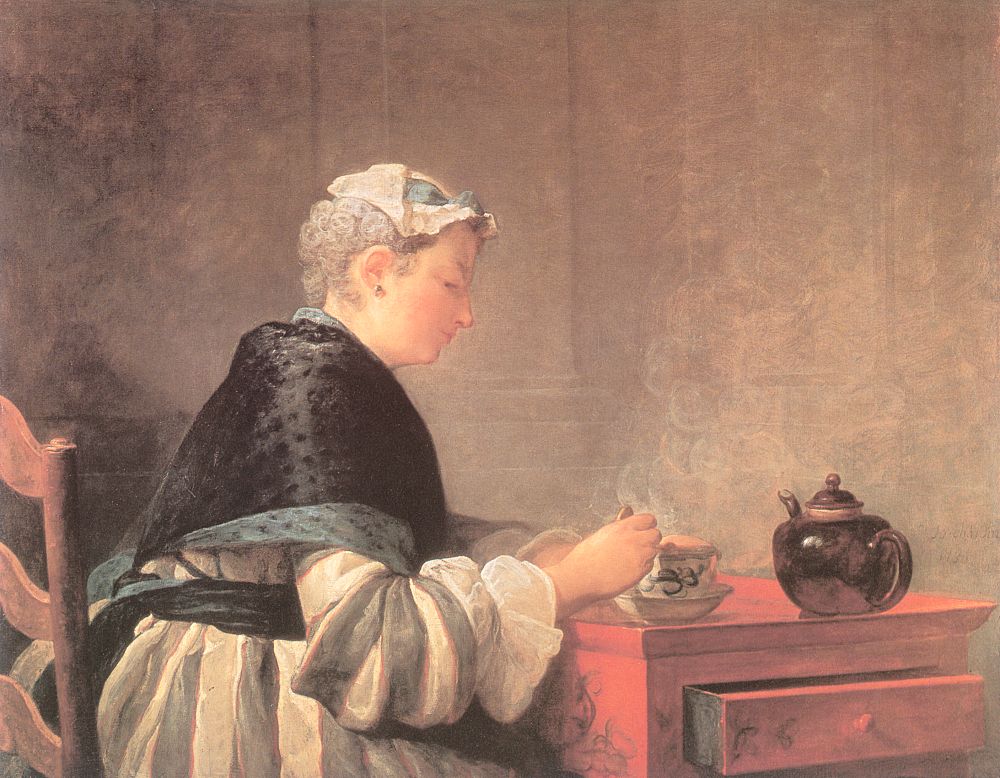 Lady Taking Tea