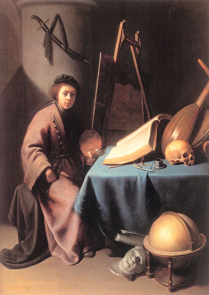 Artist in His Studio