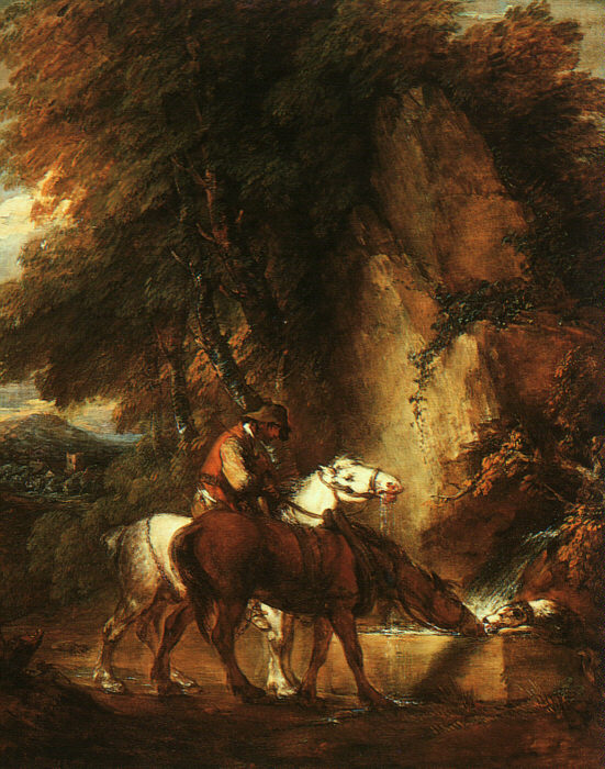 Wooded Landscape with Mounted Drover