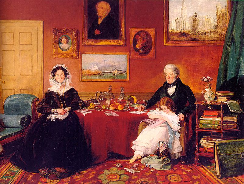 The Langford Family in their Drawing Room