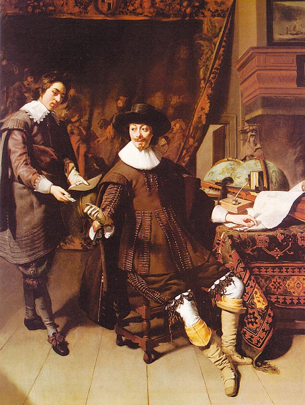 Constantijn Huygens and his Clerk