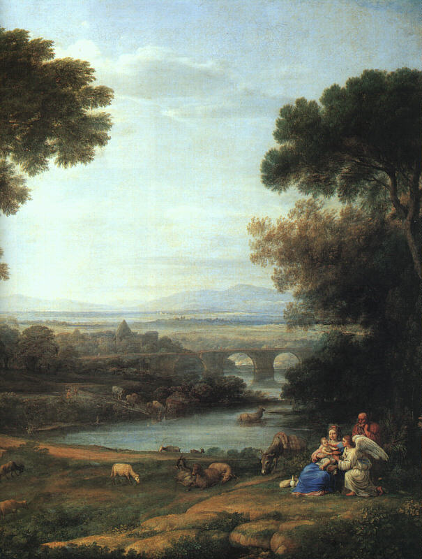 The Rest on the Flight into Egypt (detail)