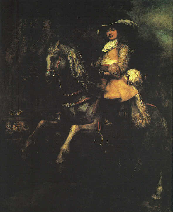 Frederick Rihel on Horseback