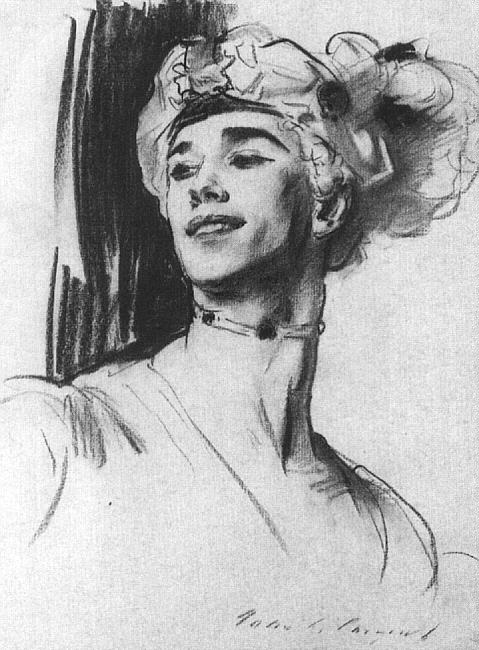 Vaslav Nijinsky in Le Pavillon d'Armide