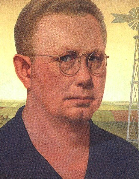 Grant Wood: Self-Portrait