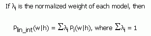 mathematical definition of linear interpolation